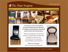 Tablet Screenshot of chairhospital.ie